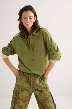 Army shirt blouse