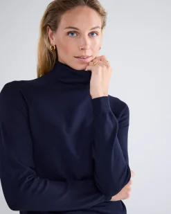 Basic polo neck jumper