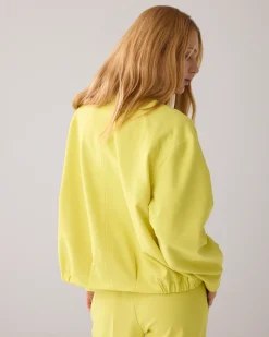 Blousy bomber jacket with flap pockets