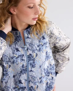 Bomber jacket jacquard