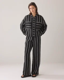 Boxy blouse 100% linen