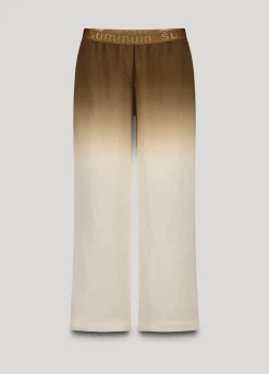 Flowy dip-dye trousers
