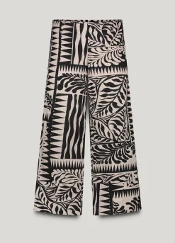 7/8th length two-tone trousers