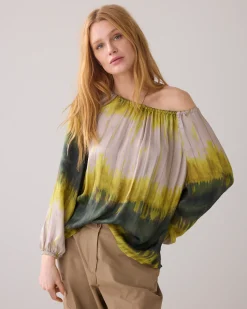 Tie dye top made of Ecovero fabric