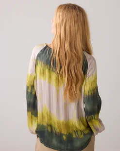 Tie dye top made of Ecovero fabric