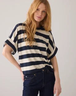 Top with rhinestone logo