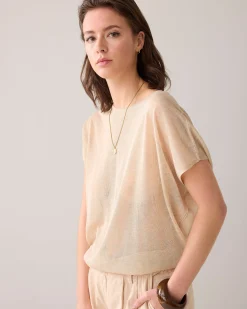 Transparent sleeveless top