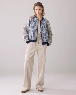 Trousers in Punto Milano fabric