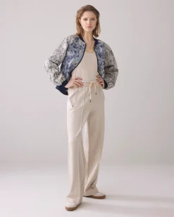 Trousers in Punto Milano fabric