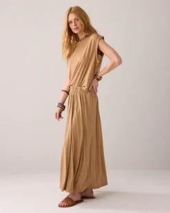 Wide ankle-length skirt