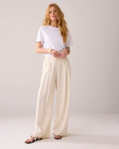 Wide Tencel trousers
