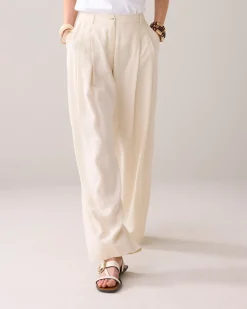 Wide Tencel trousers